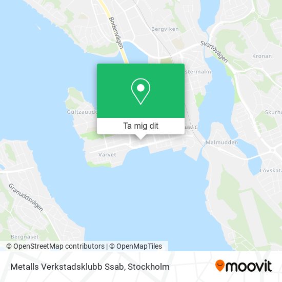 Metalls Verkstadsklubb Ssab karta