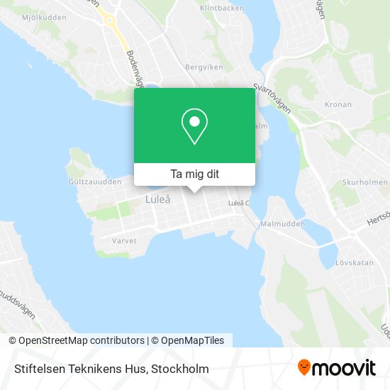 Stiftelsen Teknikens Hus karta