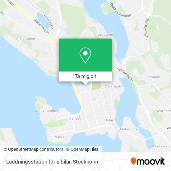 Laddningsstation för elbilar karta