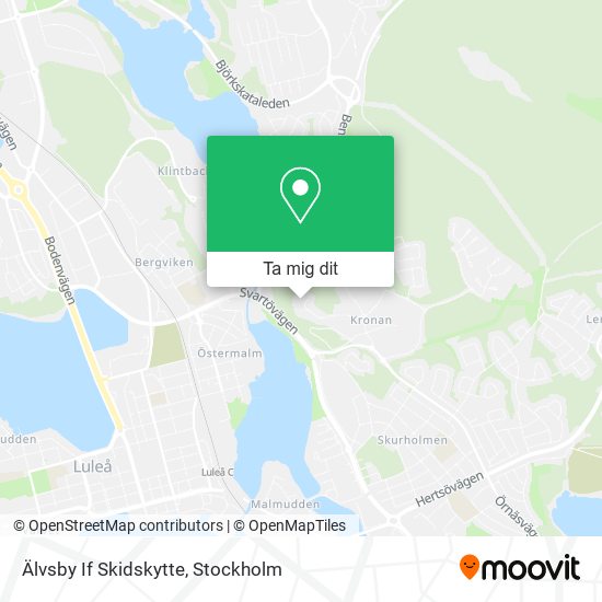 Älvsby If Skidskytte karta