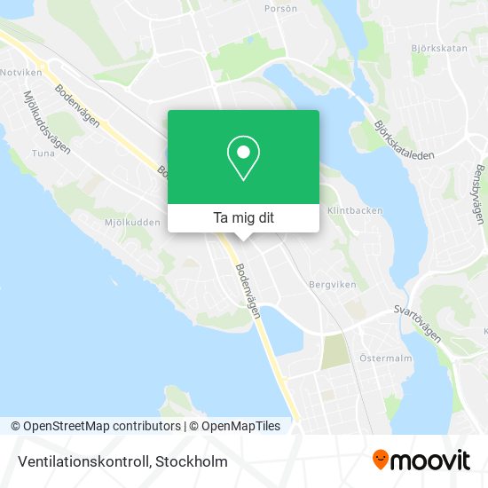 Ventilationskontroll karta