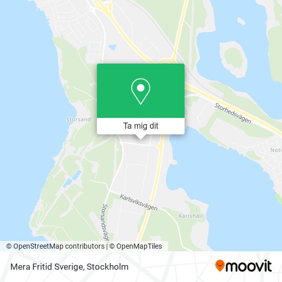 Mera Fritid Sverige karta
