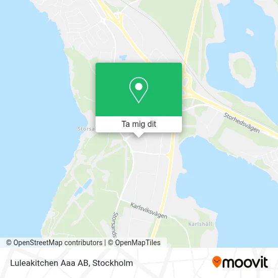 Luleakitchen Aaa AB karta