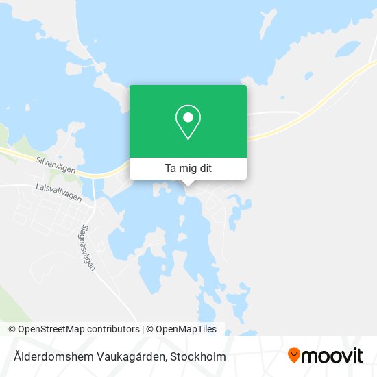 Ålderdomshem Vaukagården karta