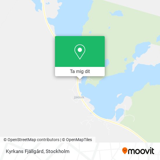 Kyrkans Fjällgård karta