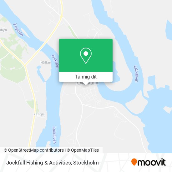 Jockfall Fishing & Activities karta