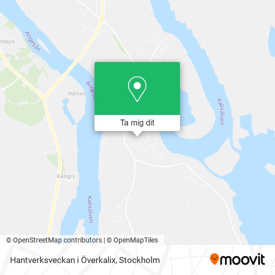 Hantverksveckan i Överkalix karta