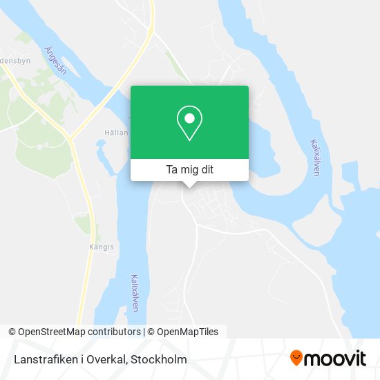 Lanstrafiken i Overkal karta