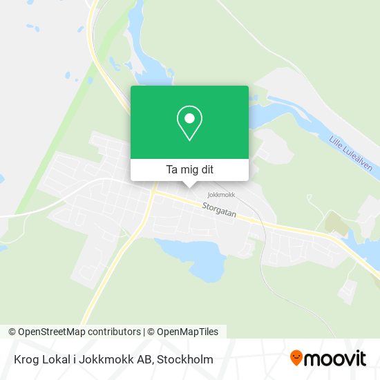 Krog Lokal i Jokkmokk AB karta