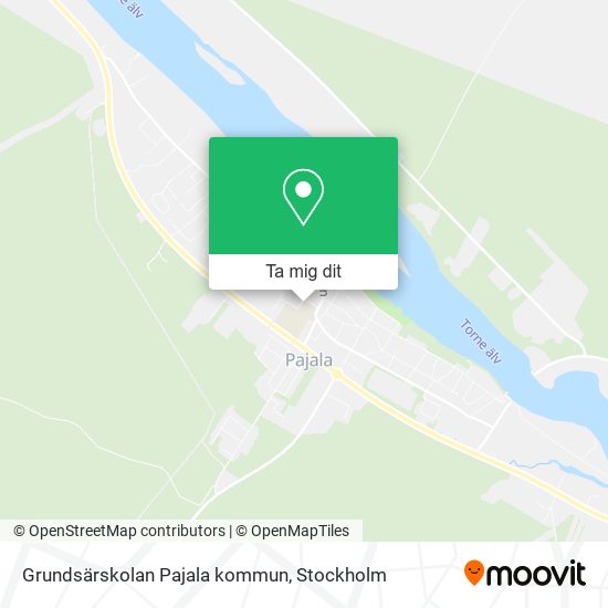 Grundsärskolan Pajala kommun karta