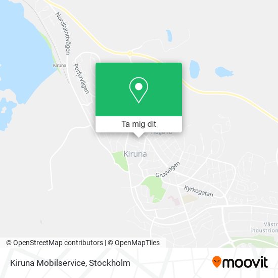 Kiruna Mobilservice karta