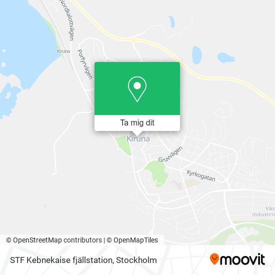 STF Kebnekaise fjällstation karta