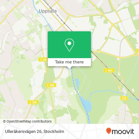 Ulleråkersvägen 26 karta