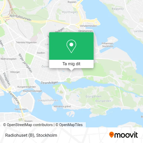 Radiohuset (B) karta