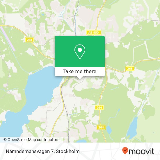 Nämndemansvägen 7 karta