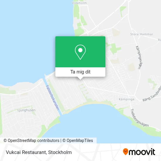 Vukcai Restaurant karta