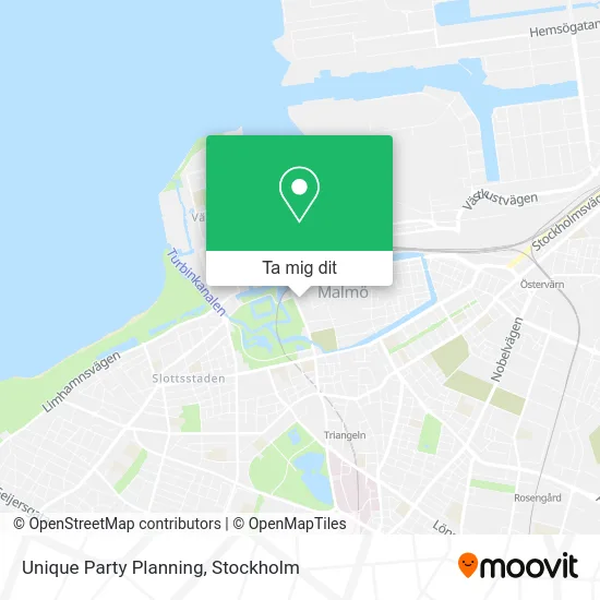 Unique Party Planning karta