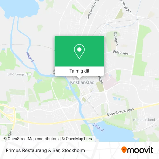 Frimus Restaurang & Bar karta