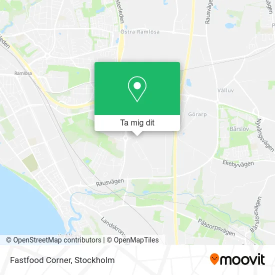 Fastfood Corner karta