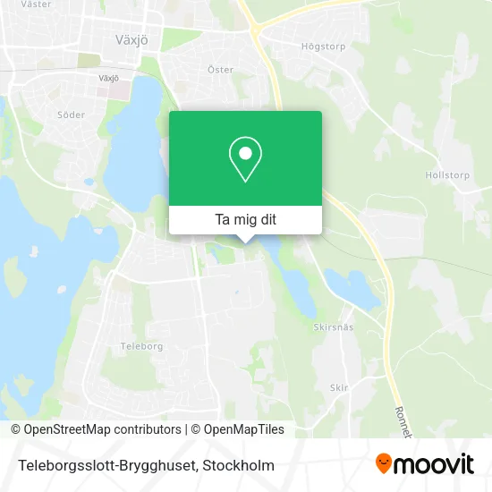 Teleborgsslott-Brygghuset karta