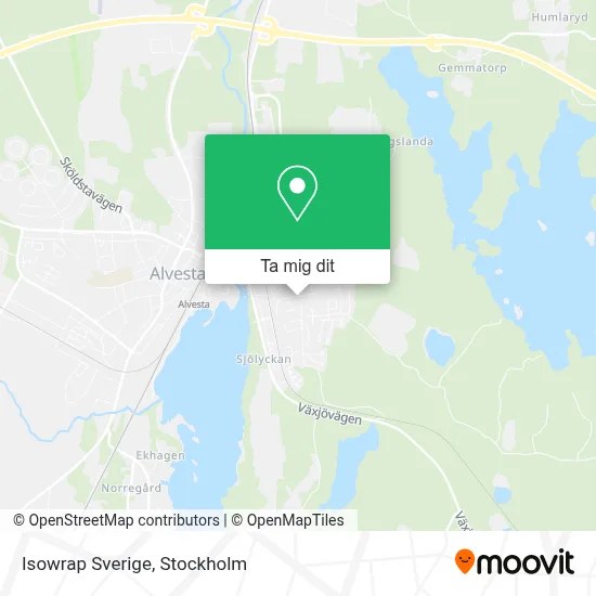 Isowrap Sverige karta