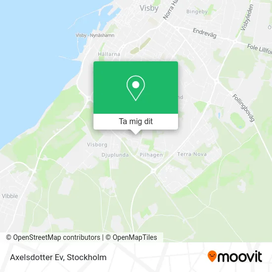 Axelsdotter Ev karta