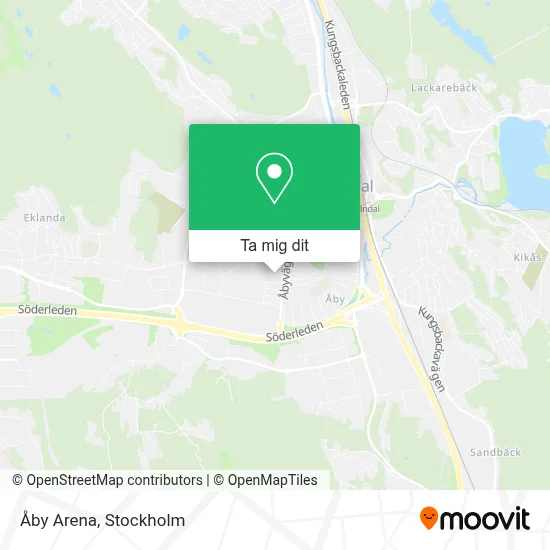 Åby Arena karta