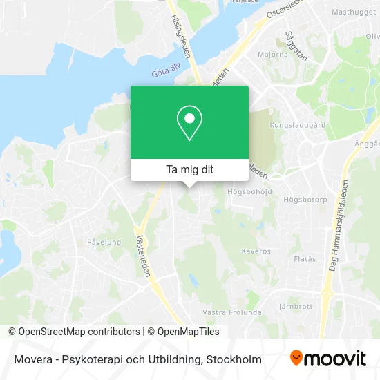 Movera - Psykoterapi och Utbildning karta