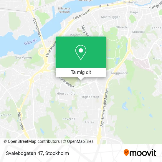 Svalebogatan 47 karta