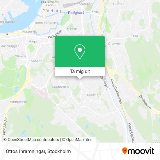 Ottos Inramningar karta