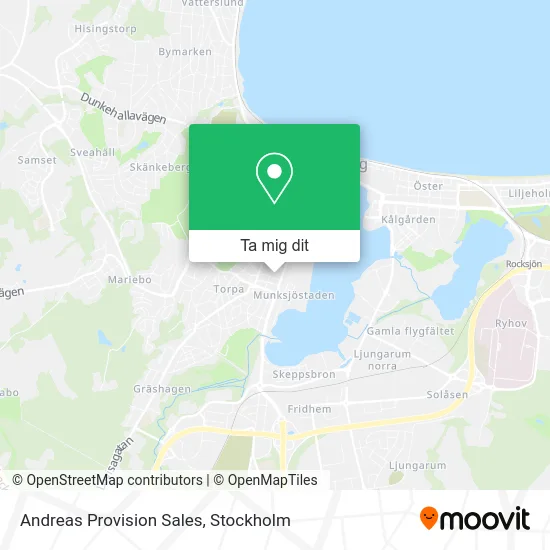 Andreas Provision Sales karta