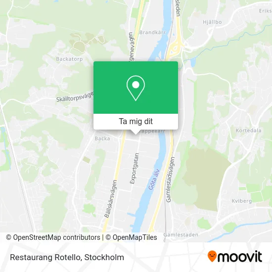 Restaurang Rotello karta