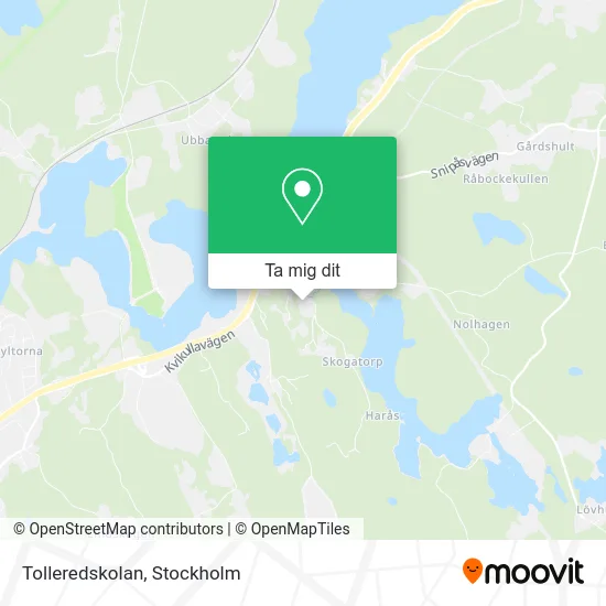 Tolleredskolan karta