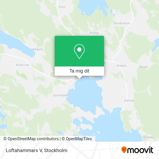 Loftahammars V karta