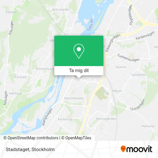 Stadstaget karta