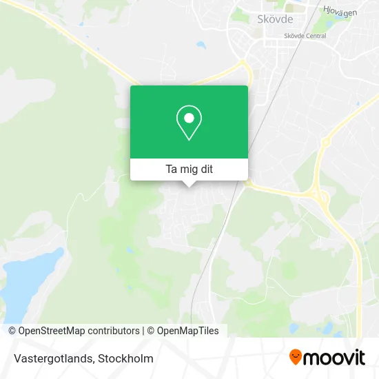 Vastergotlands karta