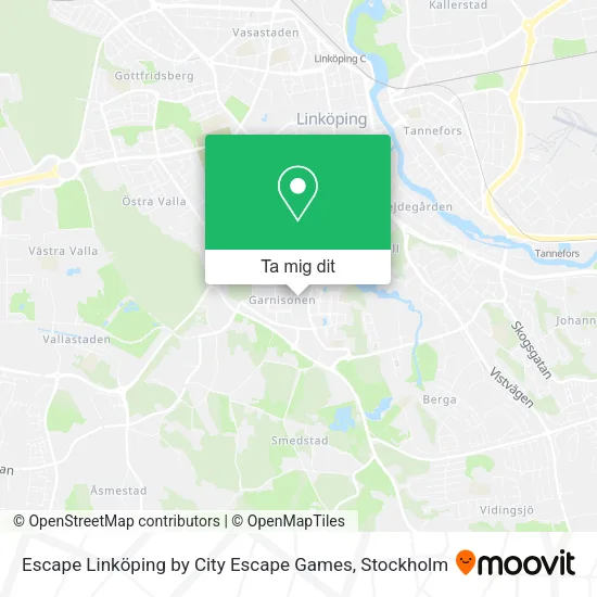 Escape Linköping by City Escape Games karta