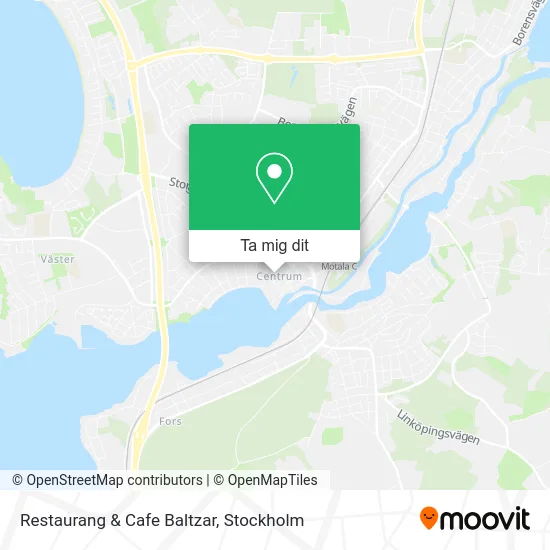 Restaurang & Cafe Baltzar karta