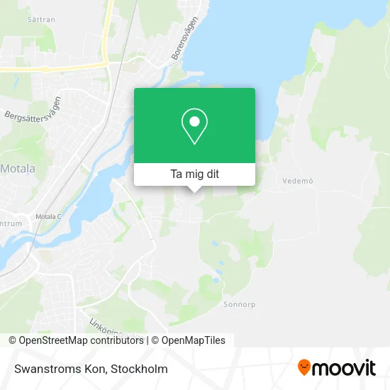 Swanstroms Kon karta