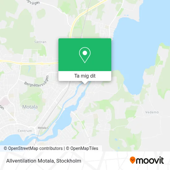 Allventilation Motala karta