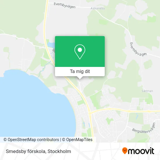 Smedsby förskola karta