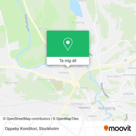 Oppeby Konditori karta