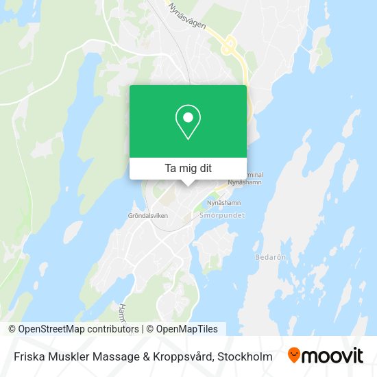 Friska Muskler Massage & Kroppsvård karta