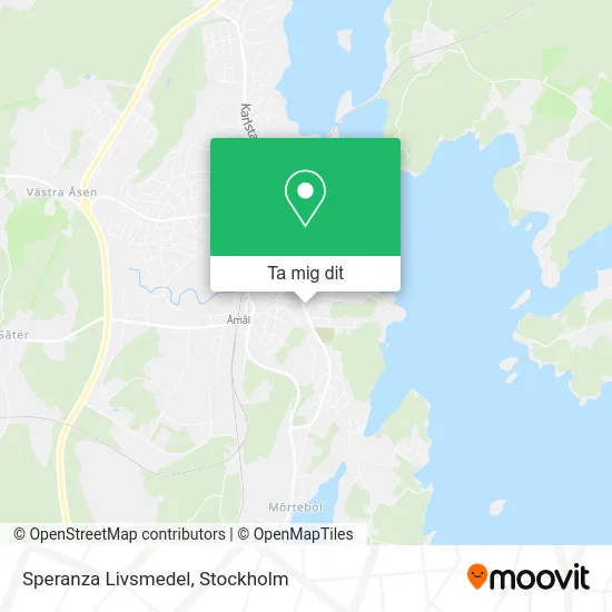 Speranza Livsmedel karta