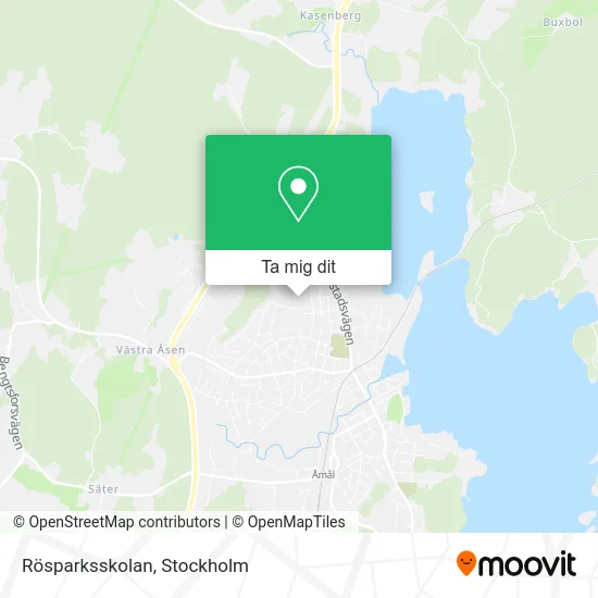 Rösparksskolan karta