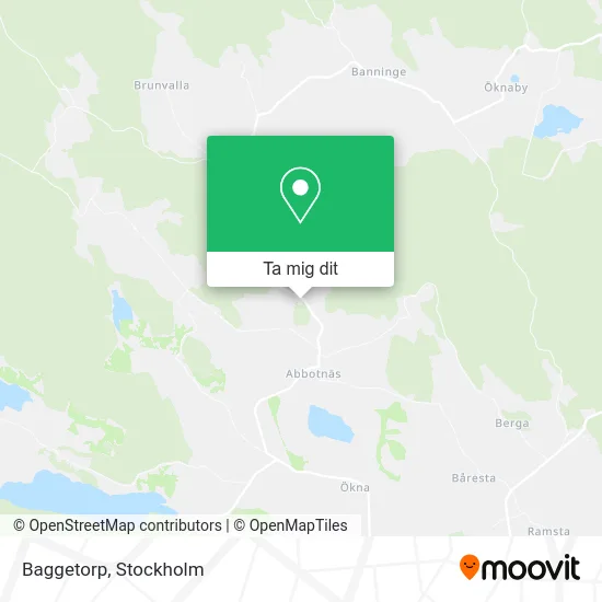 Baggetorp karta