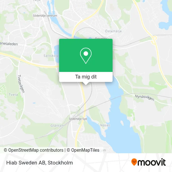 Hiab Sweden AB karta