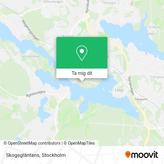 Skogsgläntans karta