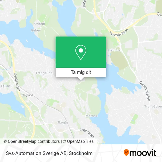 Svs-Automation Sverige AB karta