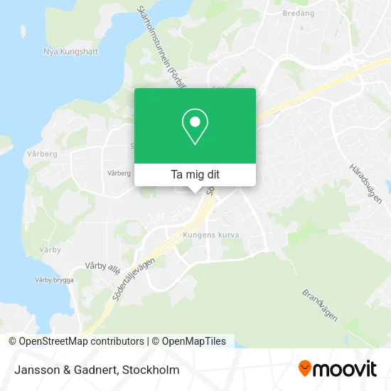 Jansson & Gadnert karta